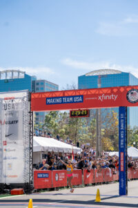 Orlando sports photographer captures emotional moment at the Olympic trials for women's long distance marathon running in Orlando Florida near Disney