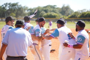 Orlando sports photographer captures emotional moment as Baseball player celebrates during the game